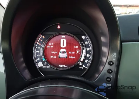 2017 Fiat 500 Pop from USA, damaged, VIN 3C3CFFKR6HT561302